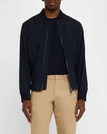 BOSS Menx27s Hanry Performance Tech Bomber Jacket at Neiman Marcus